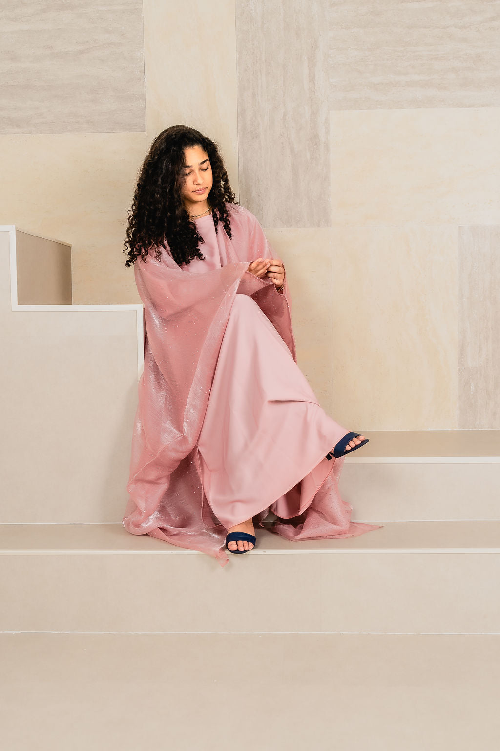 Zahra in Blush Pink