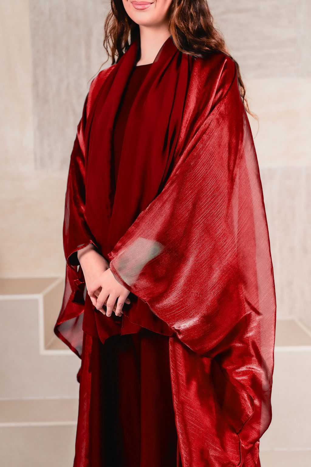 Tanisha in Deep Red