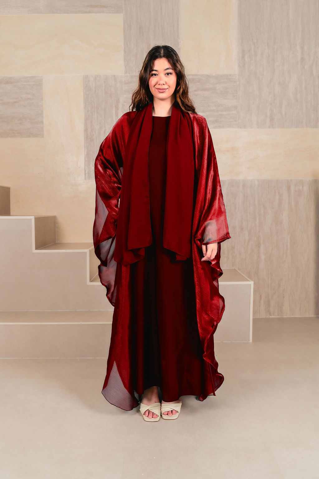 Tanisha in Deep Red