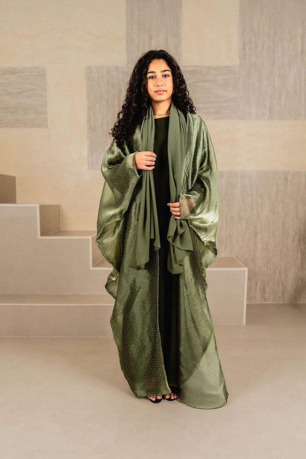 Haneysha in Olive Green