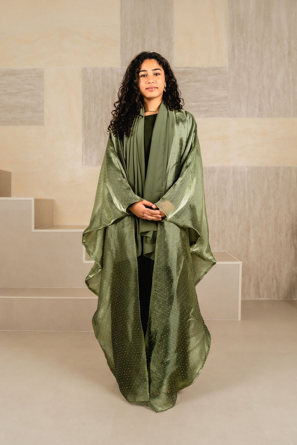 Haneysha in Olive Green