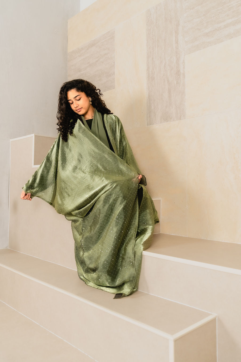Haneysha in Olive Green