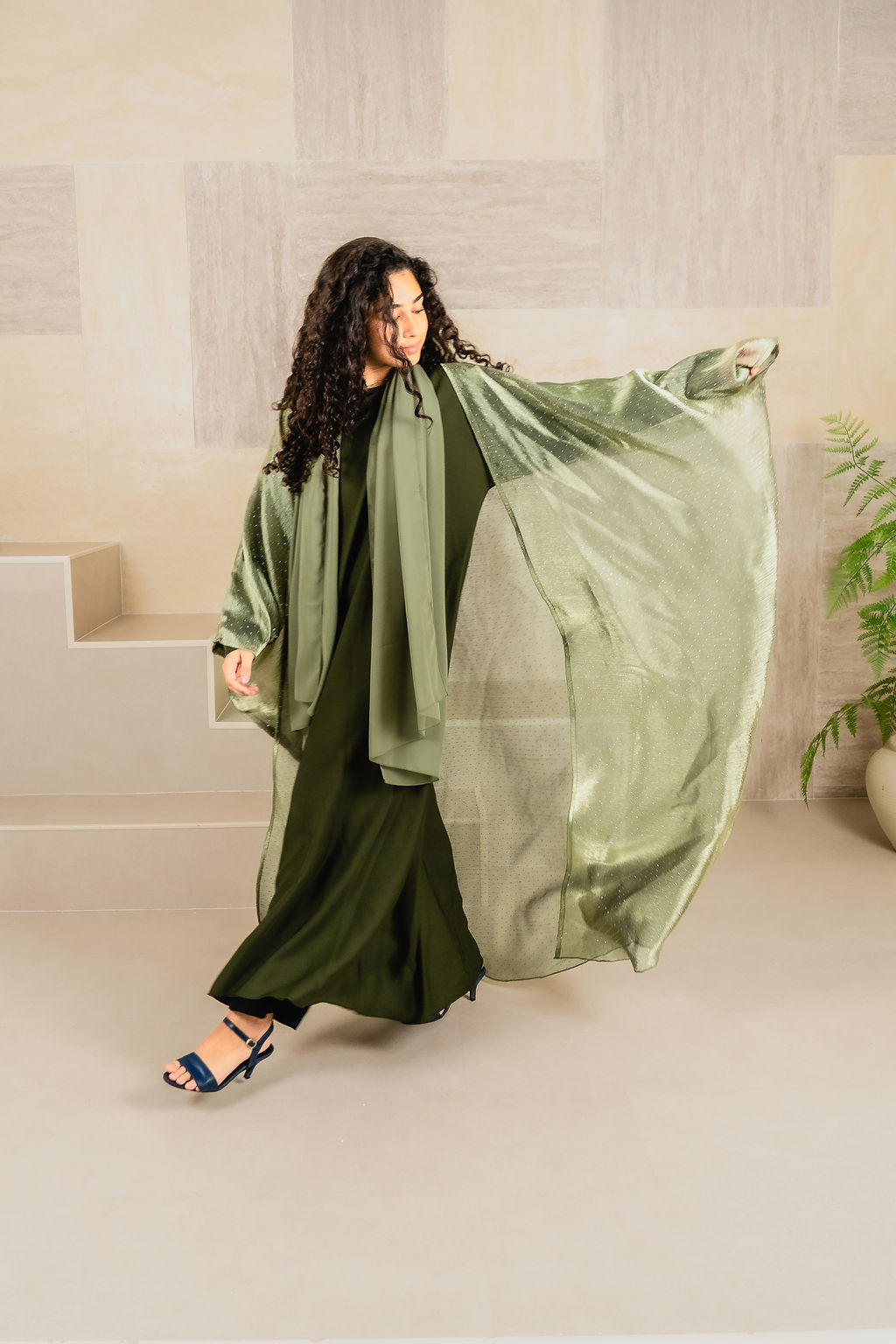 Haneysha in Olive Green